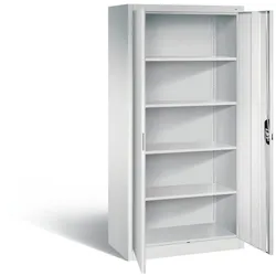 C+P Büro-Drehtürenschrank Acurado | HxBxT 195x93x50cm | Lichtgrau von PROREGAL