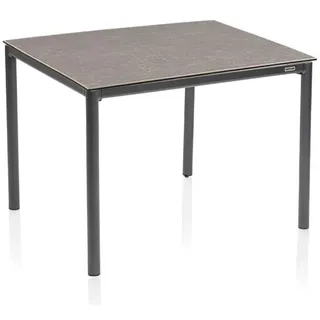 KETTLER Gartentisch Kettler Gentle Gartentisch 95x95cm + Platte Keramic Glas