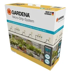 Micro-Drip-System Tropfbewässerung Set Balkon (15 Pflanzen)