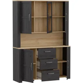 Forte Buffet Toneo 146,1 x 42 x 205,4 mehrfarbig