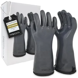 MOESTA BBQ EST. 2012 Grillhandschuhe XXL Silikon anthrazit