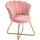 Homcom Sessel, Rosa Metall, 64x80x69 cm, Wohnzimmer, Sessel, Polstersessel