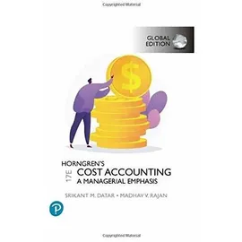 Pearson Horngren's Cost Accounting, Global Edition