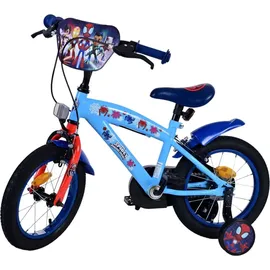 Volare Kinderfahrrad Spidey 14 Zoll Kinderrad in Blau