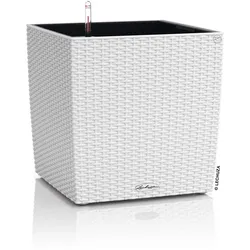 Lechuza Blumentopf groß Cube Cottage 40 weiß Wasserspeicher