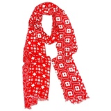 COLLEZIONE ALESSANDRO Schal " Loreen " in rot | Gr.: onesize