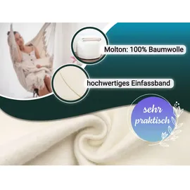 ZOLLNER Kuscheldecke,, Weiß, Textil, 160x200 cm, Oeko-Tex® Standard 100, Wohntextilien, Decken, Kuscheldecken