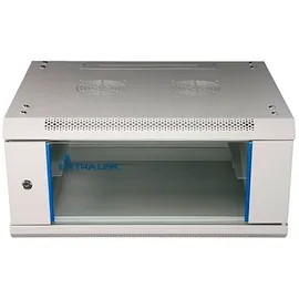 Extralink Rackmount-Schrank 4U 600x450 Grau Wandmontage, Wandmontiertes Regal, 4