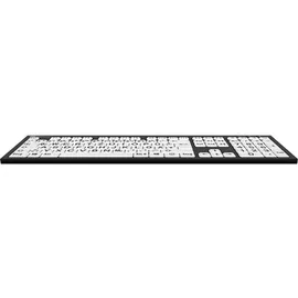 LogicKeyboard XL Print PC Slim DE schwarz/weiß (LKB-LPBW-BJPU-DE)