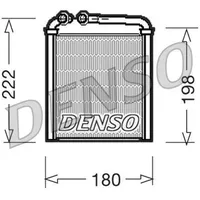 Denso Wärmetauscher, Innenraumheizung für Vw 3c0819031a 3c0819031 DRR32005