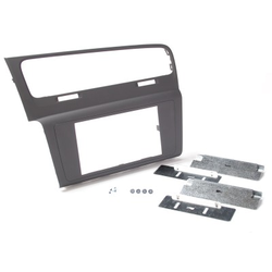  Radioblende VW Golf VII flach, schwarz Soft Touch 