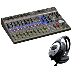 Zoom Audio Mischpult Zoom L-12 Digital Mischpult + Kopfhörer