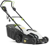 Murray Rasenmäher Elektro 2-in-1 LE380E - Rasenmäher Elektrisch 1600W/38cm mit Grasfangbox 45L für Rasenflächen bis zu 500m2 - Elektro Rasenmäher mit Ergonomischer Softgriff und Überlastschutz