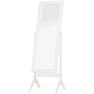 Homcom Standspiegel Weiß 47 x 46 x 148 cm