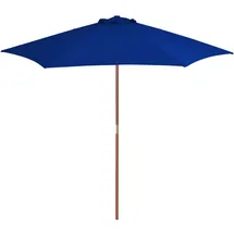 vidaXL Balkonschirm Ø 270 cm Blau