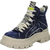 Buffalo Damen Boots ASPHA NC MID Blau 39