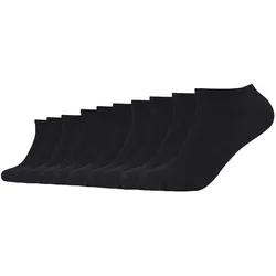 10er Pack s.Oliver Essentials Gekämmte Baumwolle Sneakersocken 0005 - black 39-42