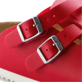 Birkenstock Clog Kay Superlauf, Birko-Flor, Cat Red, schmal, Größe 42