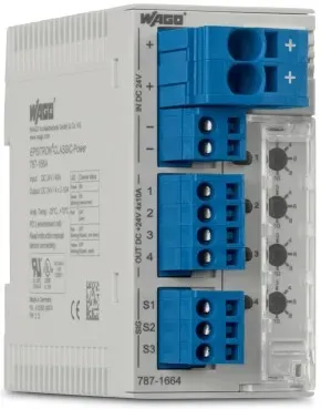 Wago 787-1664/000-004 Elektronischer Schutzschalter, 4-kanalig, Eingangsspannung DC 24 V 7871664000004