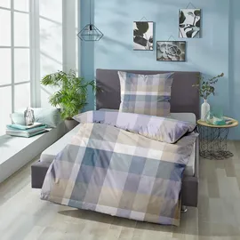 cloudcomfort Basic Mikrofaser Kariert 135 x 200 cm + 80 x 80 cm
