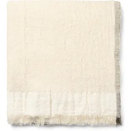 Ferm Living Weaver Bettüberwurf 120 x 170 cm Beige/Off-white