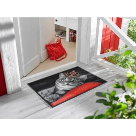Wash+Dry Royal Cat 50 x 75 cm Rot/Schwarz