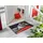 Wash+Dry Royal Cat 50 x 75 cm Rot/Schwarz