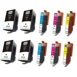 10x Patronen für HP 934 XL + HP 935 XL OfficeJet Pro 6230 6800 Series 6820 6830