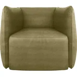 Egoitaliano Sessel Ludo Loungesessel, Designsessel, Clubsessel, elegant und zeitlos, mit tollem Sitzkomfort, Solitärsessel grün