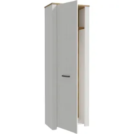 Forte Toneo Garderobenschrank 66,7 x 42 x 204,9 cm weiß