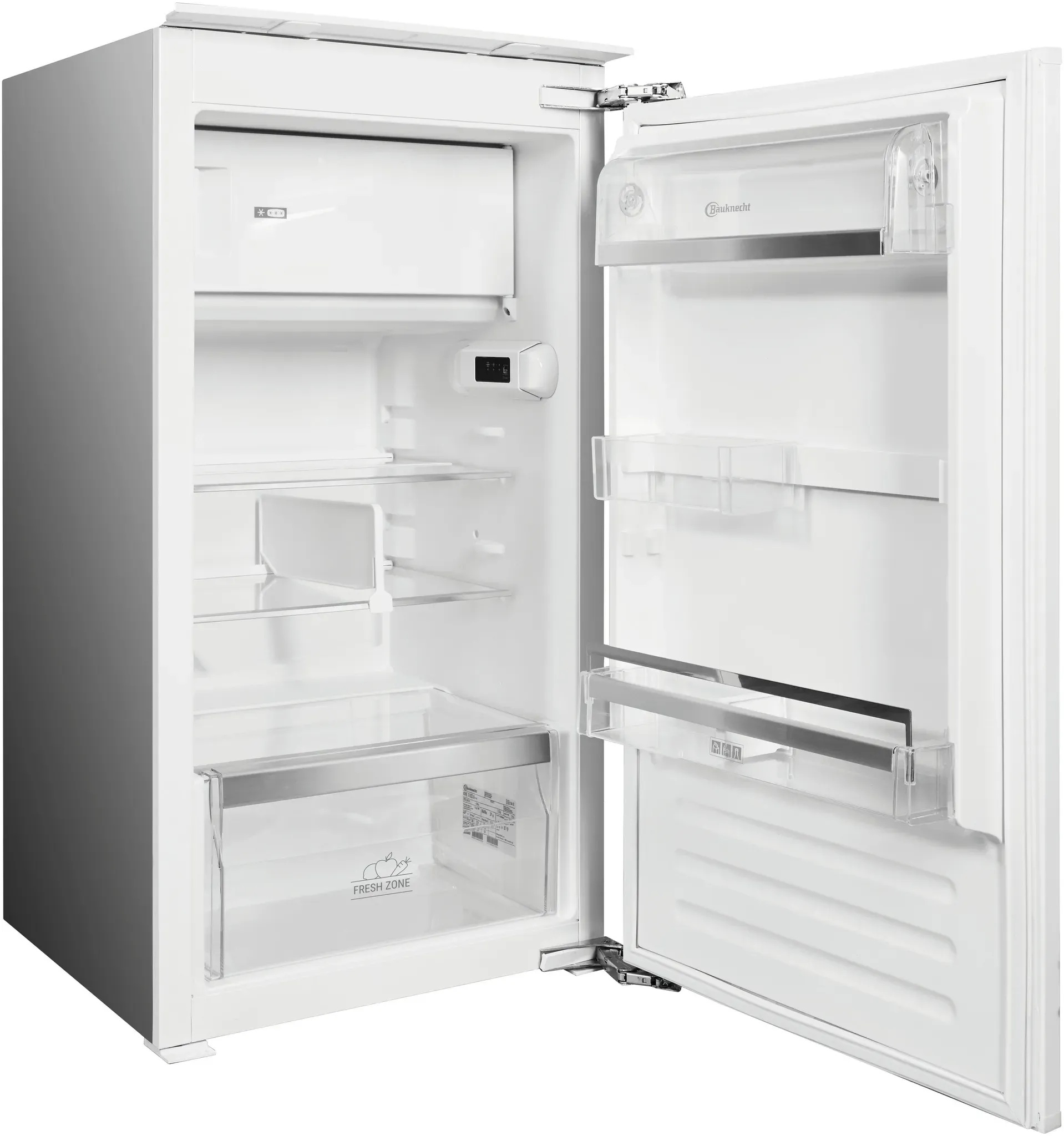 D (A bis G) BAUKNECHT Einbaukühlschrank "KSI 10GF3" Kühlschränke Gr. Rechtsanschlag, silberfarben (eh19) Einbaukühlschränke mit Gefrierfach