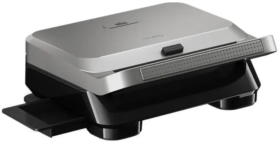 Braun Sandwichmaker SM 5006 Snack Maker 5 - Sandwichmaker - edelstahl/schwarz, 800 W schwarz|silberfarben