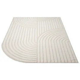 s.Oliver Teppich S.OLIVER "Cilla, besondere Form, modernes Design, dichte Qualität", beige (creme), B:240cm H:11mm L:320cm, Kunstfaser, Teppiche, Teppich, Woll-Look, Skandi, Boho, leichter Glanz, Wohnzimmer, Schlafzimmer