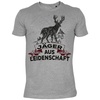 Tini - Shirts T-Shirt Jagdsport Motiv Jäger Hirsch Motiv Jagdsport : Jäger aus Leidenschaft L
