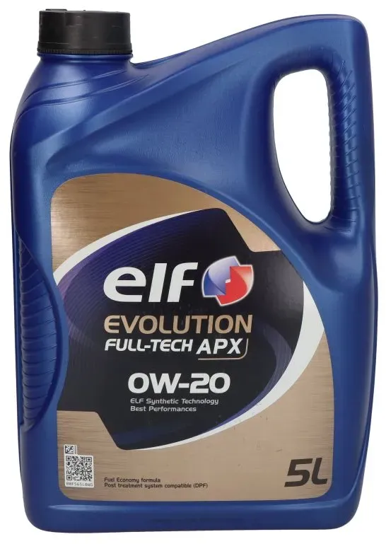Aceite de motor ELF 2214238 Evolution Full Tech APX 0W20 5L