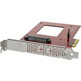 Startech PCI Express Card - 1 x internal U.2 SSD