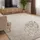 ELLE DECORATION Rocco - Flachgewebe Teppich, Maschinen Waschbar, Woll Optik, Langlebig & Nachhaltig, Modern, Skandi Look für Wohnzimmer, Esszimmer, Schlafzimmer, Flur - Creme Multifarben, 160x230cm