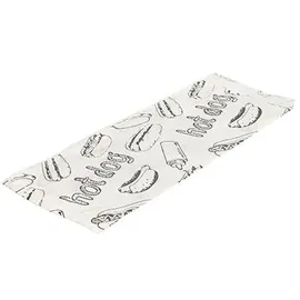 Papstar Hot Dog-Tüten 21 cm x 8,5 cm 1000 St. Weiß