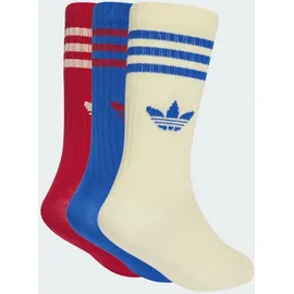 adidas Crew Socken 3 Paar Team Victory Red/Bold Blue/Warm Vanilla 28-30