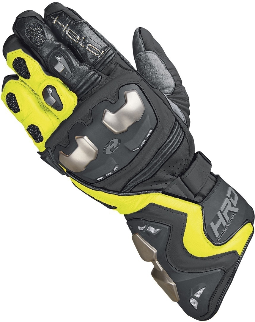 Held Titan RR Motorfiets handschoenen, zwart-geel, M
