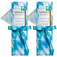 Sensalux Tischdeckenrollen-Set, 2 Stück, stoffähnliches Vlies, Event, Geburtstagsfeier, 1m
