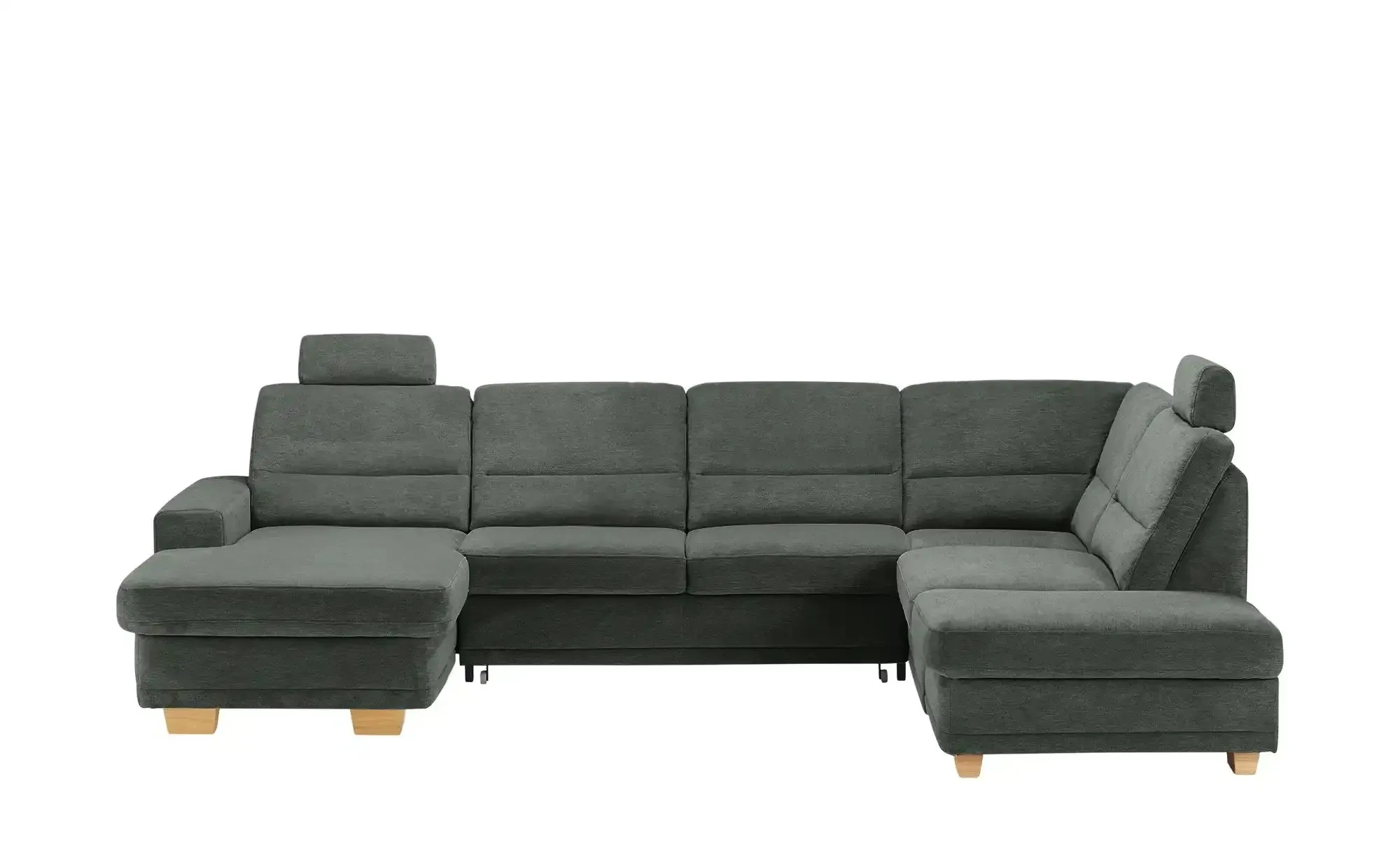 meinSofa Wohnlandschaft aus Mikrofaser Marc , grau , Maße (cm): B: 311 H: 85 T: 234.0