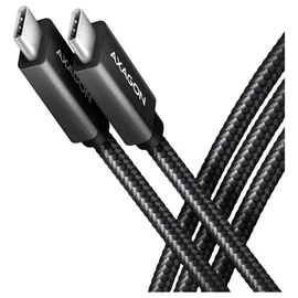 AXAGON BUCM32-CM10AB - USB 20 Gb/s Kabel USB-C 3.2 Gen 2 auf 3.2 2, schwarz vergoldete Steckkontakte