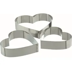 SCHNEIDER Tortenring, Herz 155200 , 180 mm, Höhe: 50 mm
