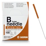Akupunkturnadeln Seirin Typ B, braun, 0,30 x 30 mm, 100 Stück