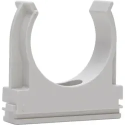 Kopp 381640002 Klemmschelle zur Befestigung von starren Isolierrohren Ø 37 mm (M40), selbstverlöschend, Farbe: grau - 50 Stück