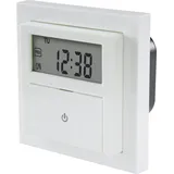 Sygonix Unterputz-Timer digital Wochenprogramm 1800 W Weiß