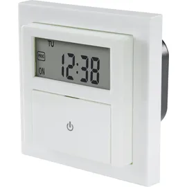 Sygonix Unterputz-Timer digital Wochenprogramm 1800 W Weiß