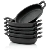 BBQ-Toro Servierpfannen-Set 6-tlg. 20 x 9,5 cm