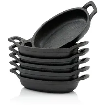 BBQ-Toro Servierpfannen-Set 6-tlg. 20 x 9,5 cm